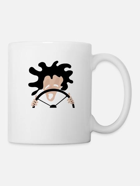 Fahrer - Tasse - Weiß