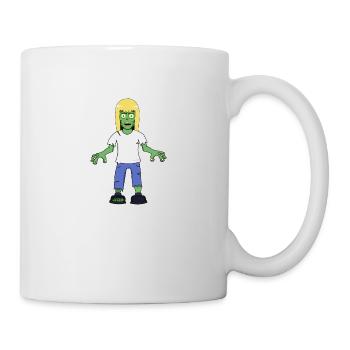 Blonde Hair Zombie Girl - Mug - white - Right