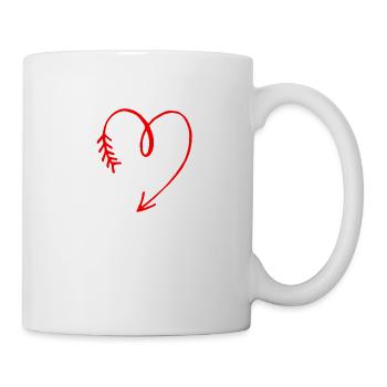 petite sœur cœur - Mug blanc - blanc - Droite