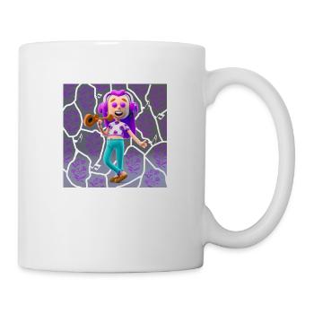 DRÔLE D’ILLUSTRATION MUSICALE FILLE 5 - Mug blanc - blanc - Droite