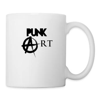 Black Punk Kunst - Tasse - Weiß - Rechts
