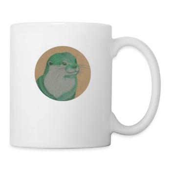 Loutre 2 20 11 2022 - Mug blanc - blanc - Droite