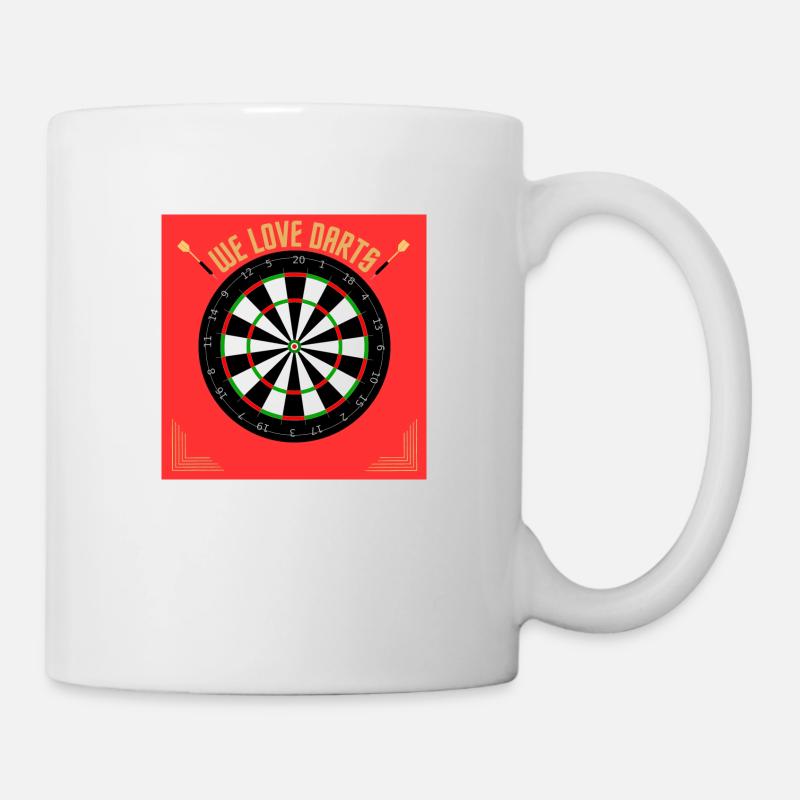 Lets play Darts - Mug - white