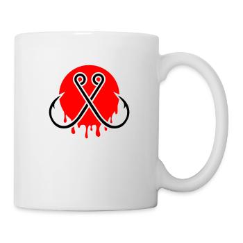 I love fishing - Anglergeschenk - Japan Style - Tasse - Weiß - Rechts