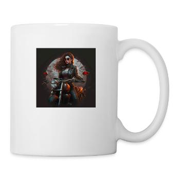 Biker 1 - Tasse - Weiß - Rechts