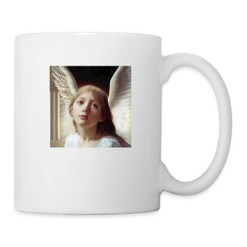 little girl angel 2 - Mug - white - Right