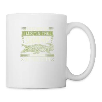 Alligator Hunter, Rather Be Lost In Swamp, Gator - Mug - white - Right