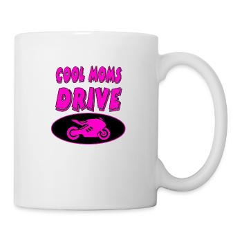 Motocyclette - Mug blanc - blanc - Droite