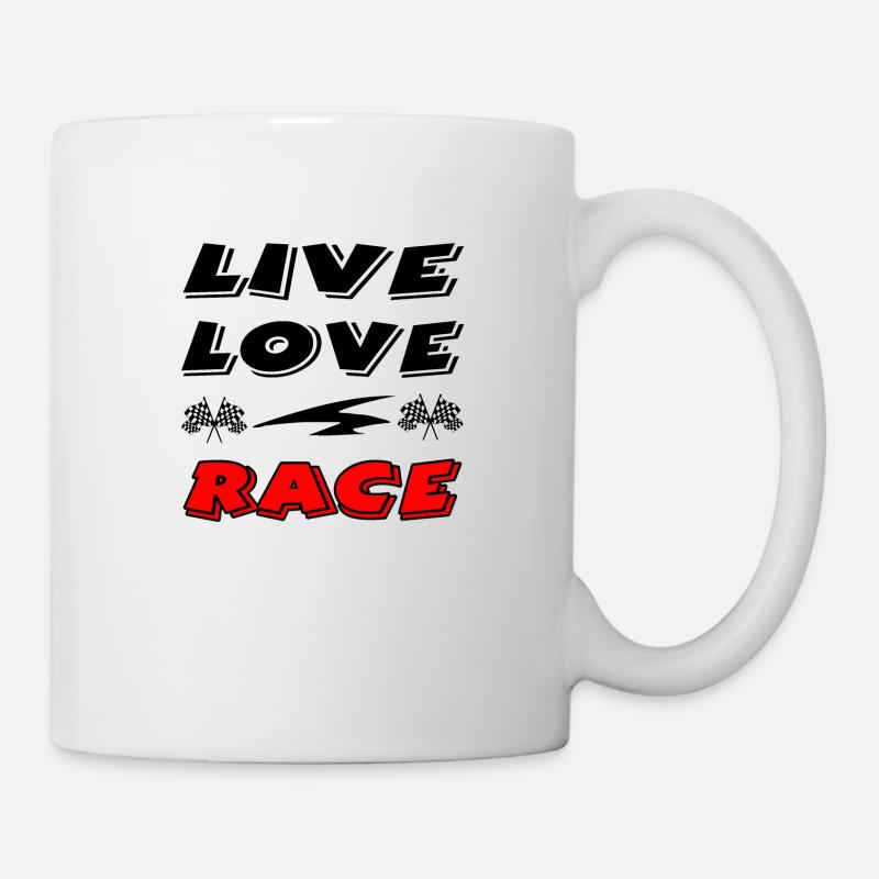 Auto - Tasse - Weiß