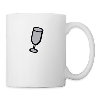 Vin Wine Time Time Pleasure Gift Idea - Mug blanc - blanc - Droite