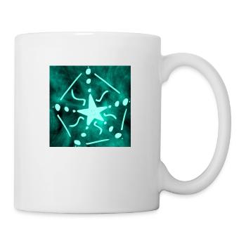 BLAUER STERN - Tasse - Weiß - Rechts