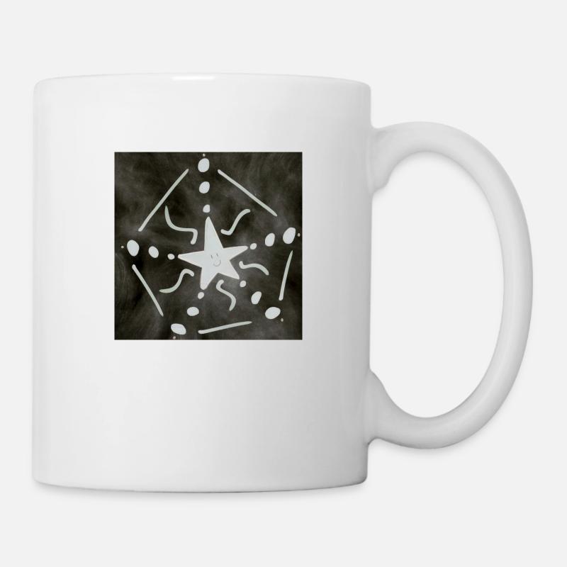 ÉTOILE INVERSÉE - Mug blanc - blanc