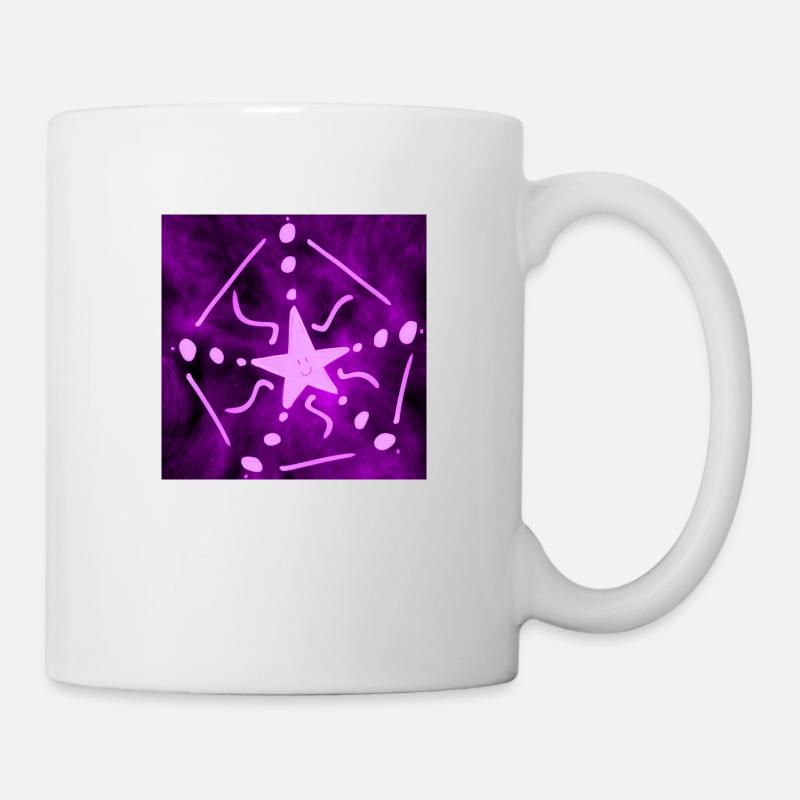 ÉTOILE POURPRE - Mug blanc - blanc