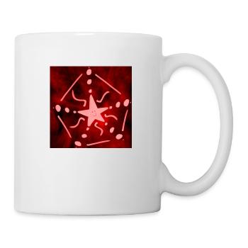 ROTER STERN - Tasse - Weiß - Rechts