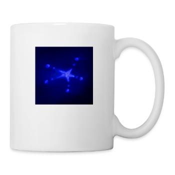 ELEKTRISCHER BLAUER STERN - Tasse - Weiß - Rechts