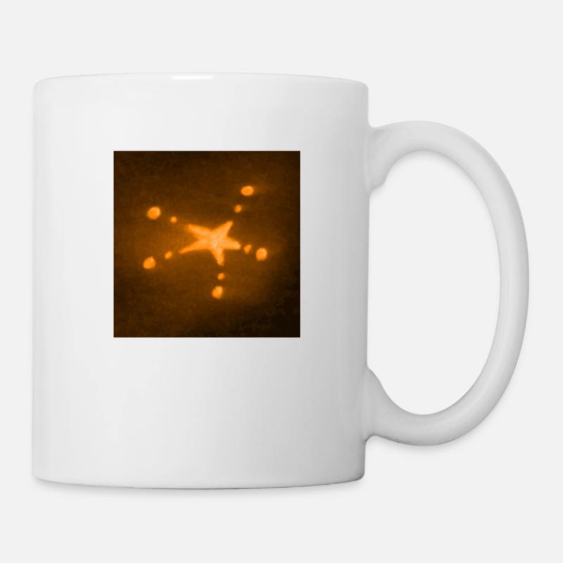 ORANGE STERN - Tasse - Weiß
