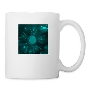 BLAUER STERNENMOND - Tasse - Weiß - Rechts