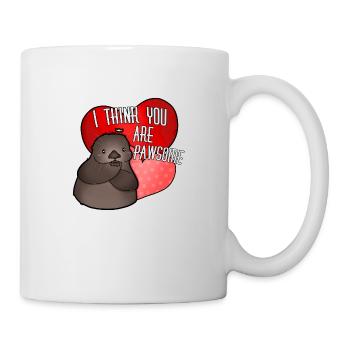 Tazz Talks | I think you are pawsome - Mug - white - Right