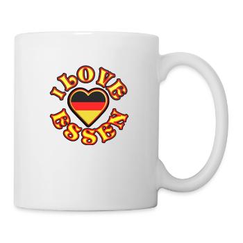 I love Essen, Deutschland, Berlin, München - Tasse - Weiß - Rechts