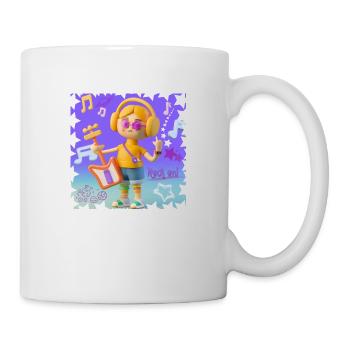 LUSTIGE MUSIK 6 - Tasse - Weiß - Rechts