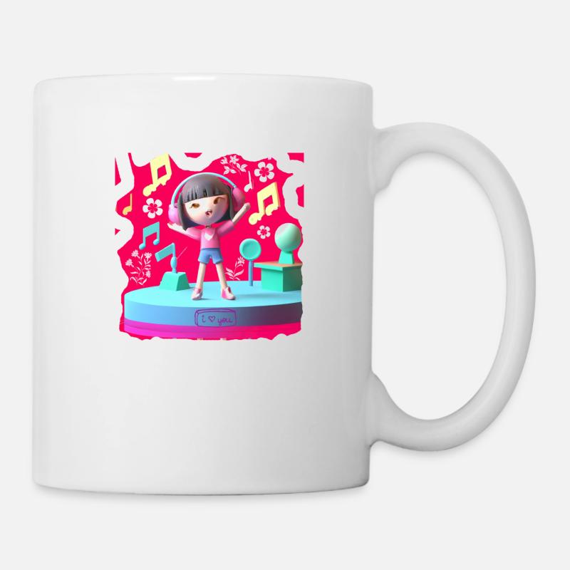 FUNNY MUSIC 8 - Mug - white