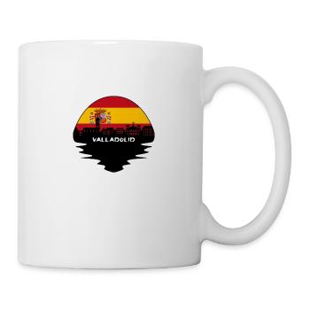 Valladolid Spain Flag Skyline Silhouette Travel - Mug - white - Right