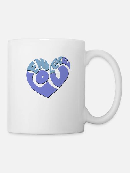 Amour sans fin - Mug blanc - blanc