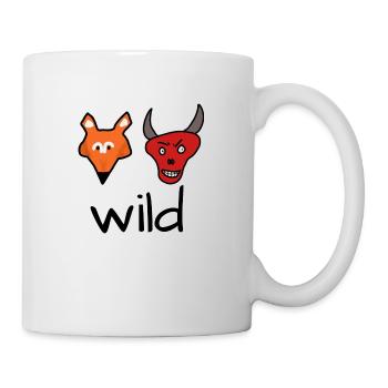 Fou furieux - Mug blanc - blanc - Droite