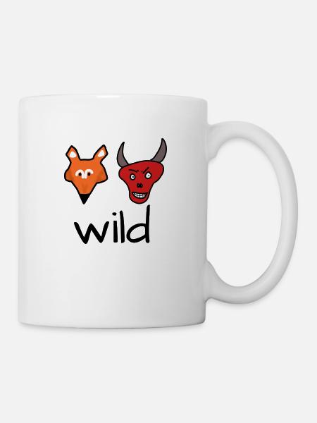 Fuchsteufelswild - Tasse - Weiß