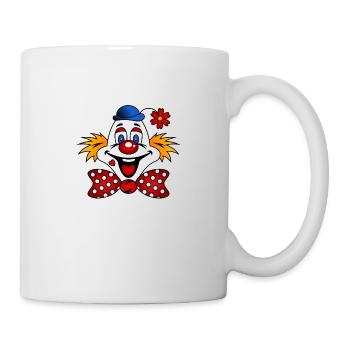 Clown - Tasse - Weiß - Rechts