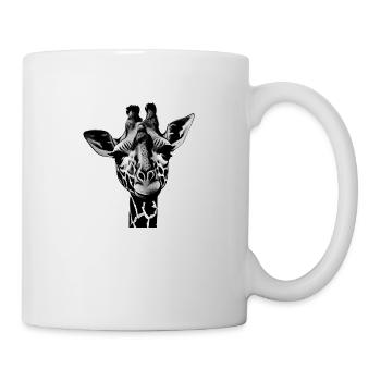 Giraffe S W - Tasse - Weiß - Rechts