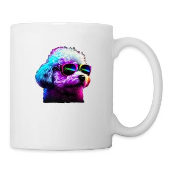 Bichon Frise Chiens Frites Bichon - Mug blanc - blanc - Droite