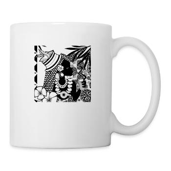 Tahitienne - planète Terre - Mug blanc - blanc - Droite
