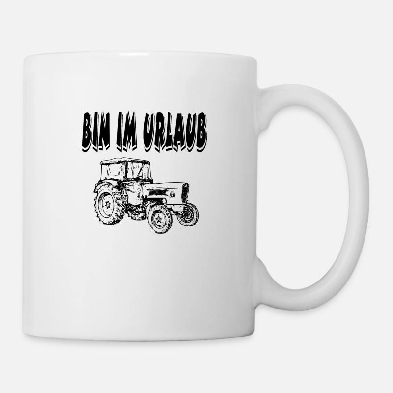 Traktor - Tasse - Weiß