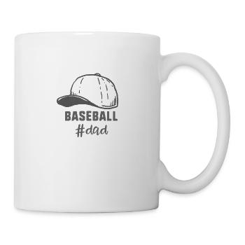 Baseball #dad - Mug - white - Right