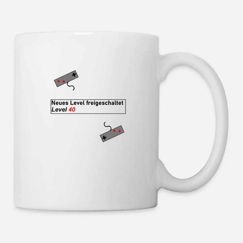 Level Up Gaming Geschenk Geschenkidee Geburtstag - Tasse - Weiß