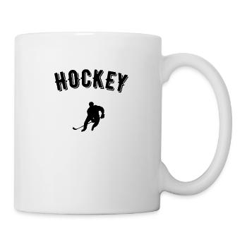 Hockey - Tasse - Weiß - Rechts