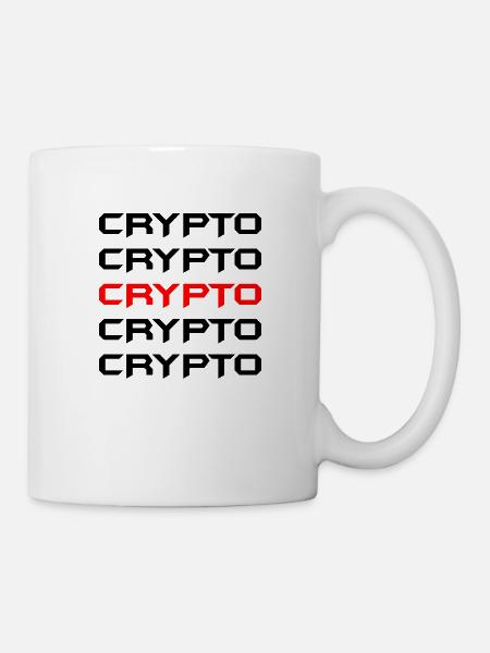 Bitcoin Trading Crypto Aktien - Tasse - Weiß