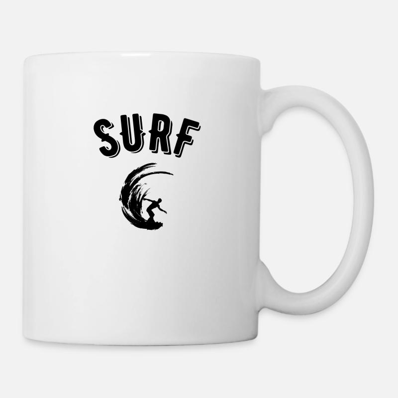 surf - Mug blanc - blanc