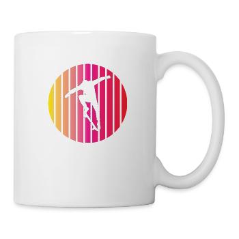 Skateboard Skating Longboard Skater Skateboarding - Mug blanc - blanc - Droite