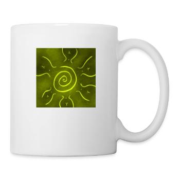 GELBE SONNE - Tasse - Weiß - Rechts