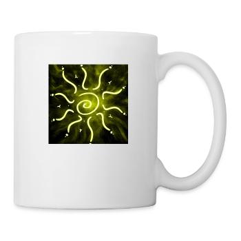 GELB HEISSE SONNE - Tasse - Weiß - Rechts