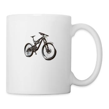 Mountainbike - Muddy and Proud - Tasse - Weiß - Rechts