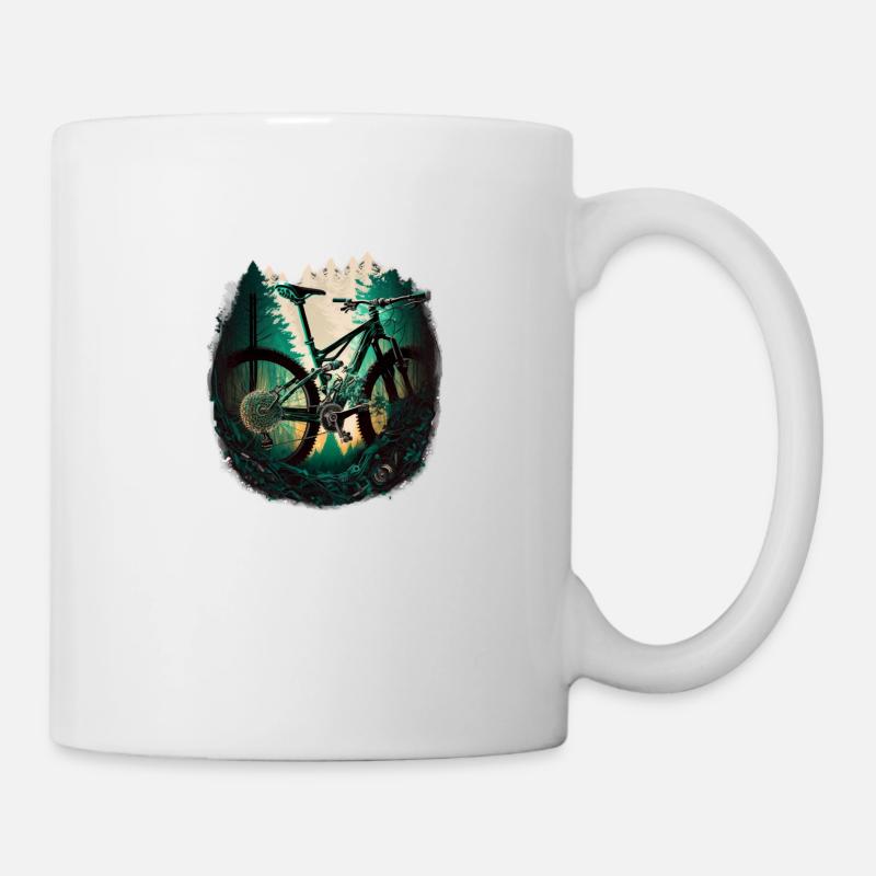 Mountain biking - Tough as Nails - Mug - white