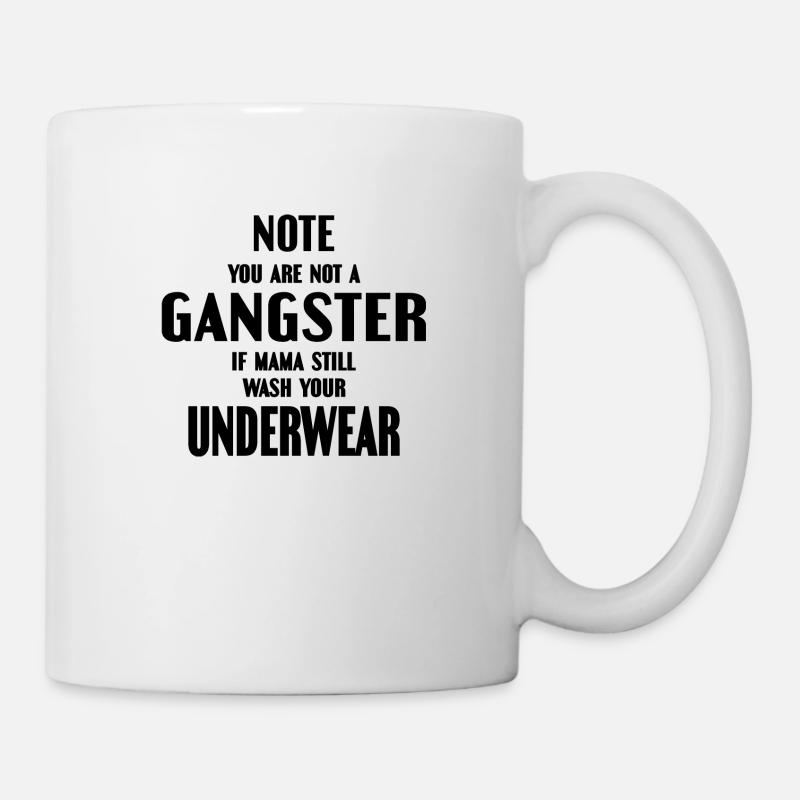 Tu n’es pas un gangster - Mug blanc - blanc