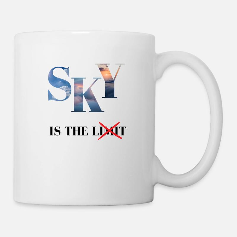 SKY IS NOT THE LIMIT - Tasse - Weiß