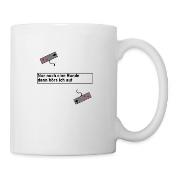 Zocken Gaming Geschenk Geschenkidee Konsolen Spiel - Tasse - Weiß - Rechts