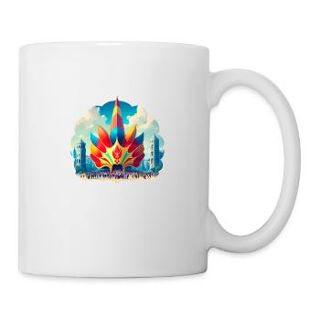 Karneval - Tasse - Weiß - Rechts