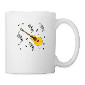 Gitarre - Tasse - Weiß - Rechts
