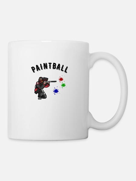 Paintball - Tasse - Weiß